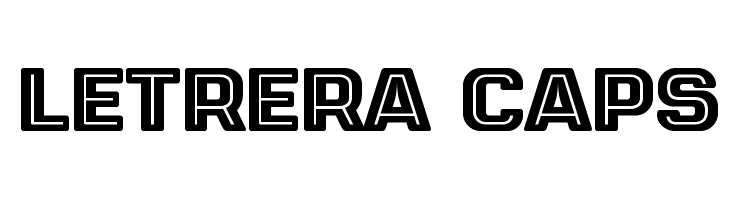 LETRERA CAPS  Frei Schriftart Herunterladen