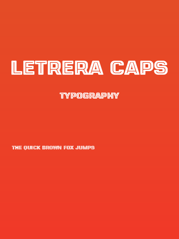 LETRERA CAPS Poster