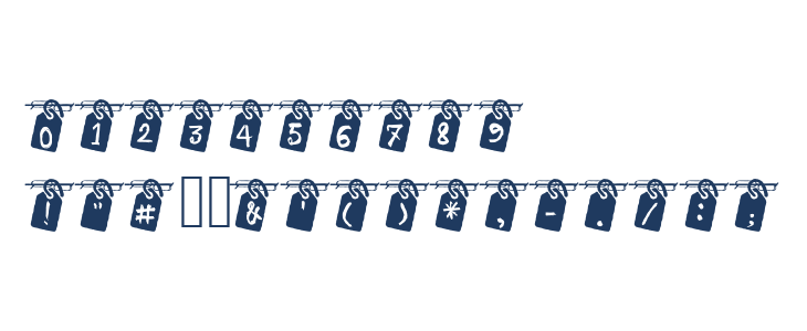 LETTER HANGER_JG Regular Other Characters