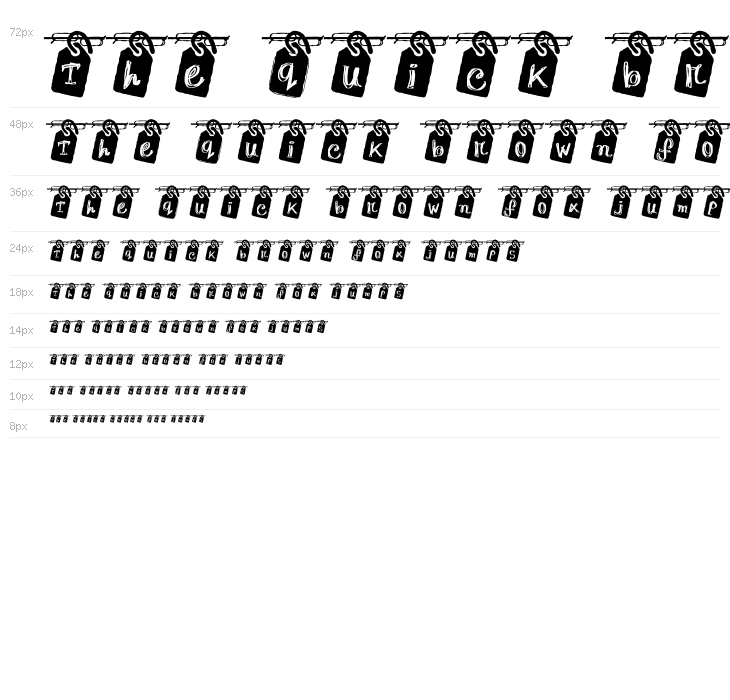 LETTER HANGER_JG Regular Waterfall