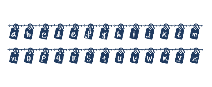 LETTER HANGER_JG Regular Lowercase