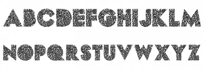 LETTERSPERSONALUSE-Regular Font Litere mari