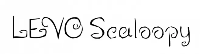 LEVO Scaloopy  baixar fontes gratis