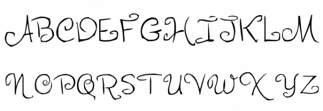 LEVO Scaloopy Font Litere mari