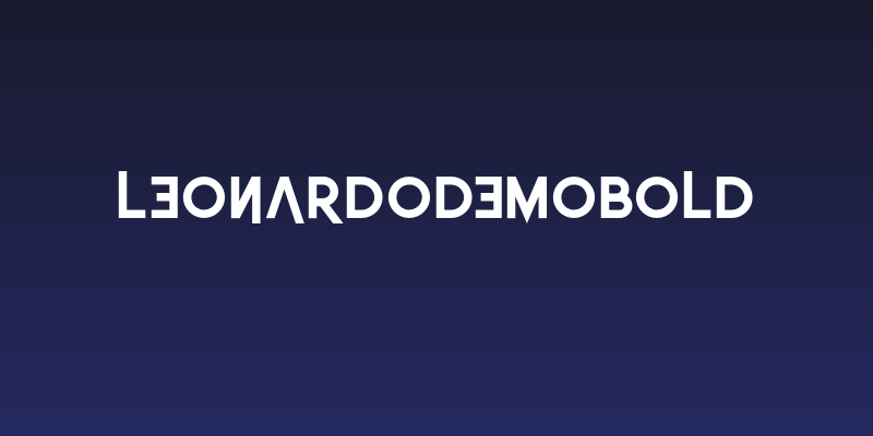 LEonardoDemoBold Social Header