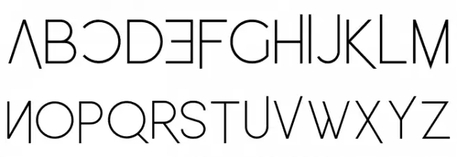 LEonardoDemoUltralight 字体 大写