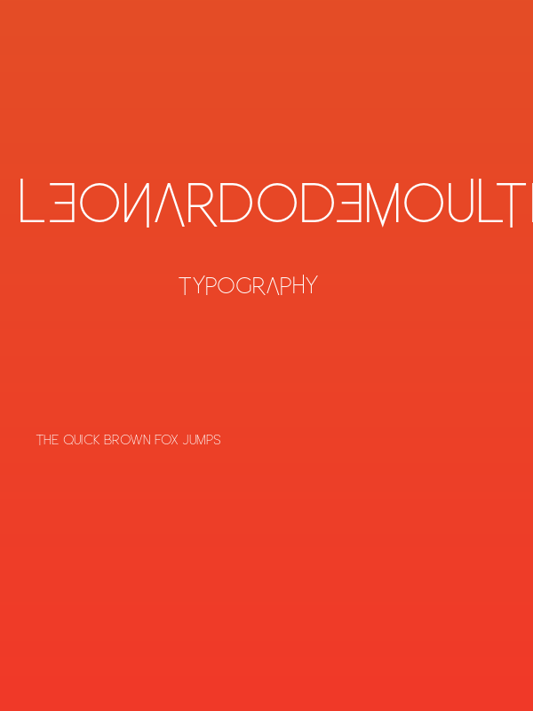 LEonardoDemoUltralight Poster