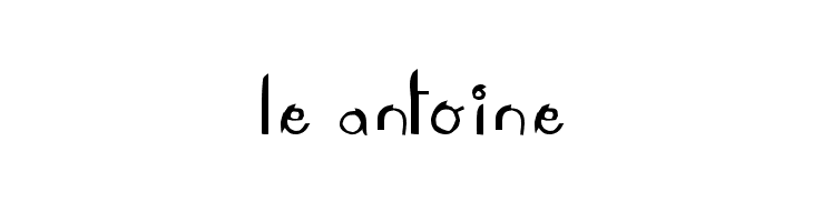 Le Antoine  Fuentes Gratis Descargar