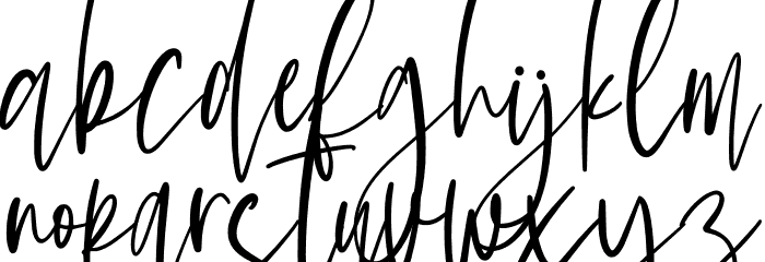 Le Barche Personal Use Font LOWERCASE
