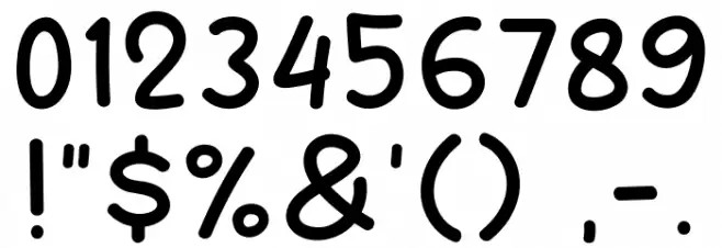 Le Bread Font OTHER CHARS