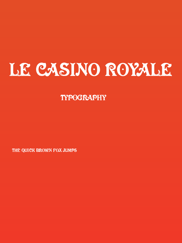 Le Casino Royale Poster