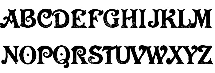 Le Casino Royale Font LOWERCASE