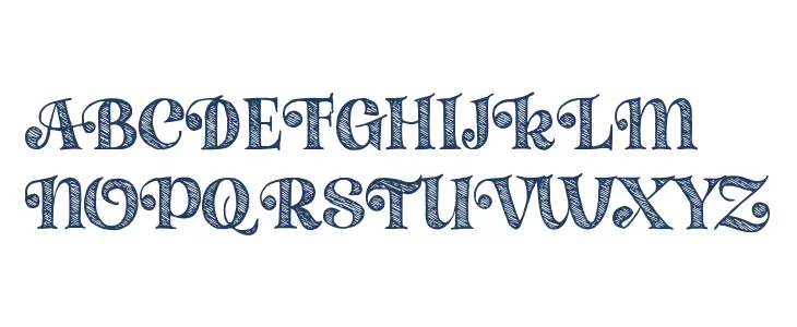 Le Cercle des Artisans Caratteri MAIUSCOLE