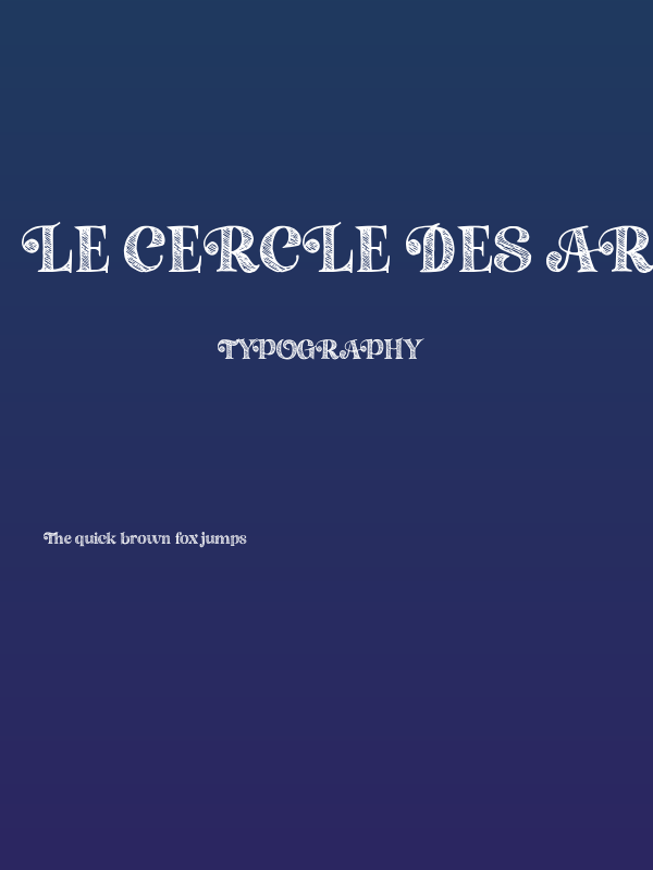 Le Cercle des Artisans Poster