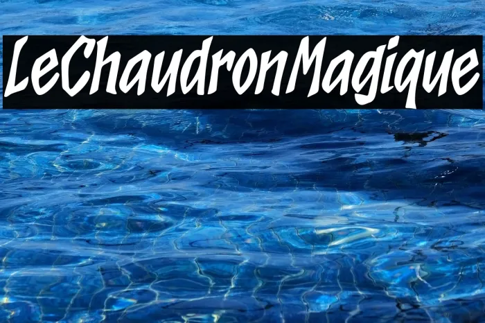Le Chaudron Magique Example 1