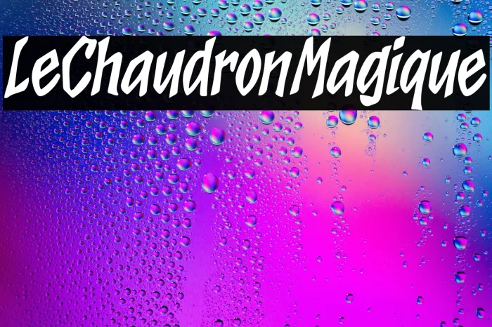 Le Chaudron Magique Example 3