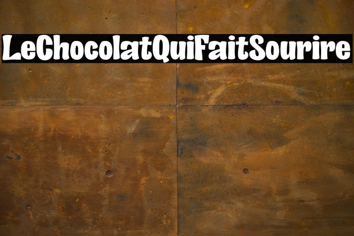 Le Chocolat Qui Fait Sourire Example 3