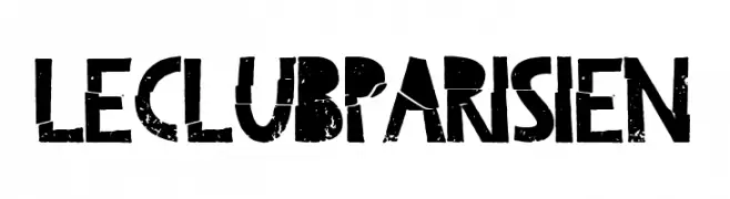 Le Club Parisien  Frei Schriftart Herunterladen