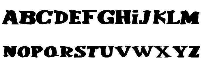 Le Corniaud Font LOWERCASE