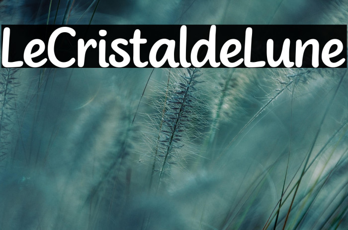 Le Cristal de Lune Example 1