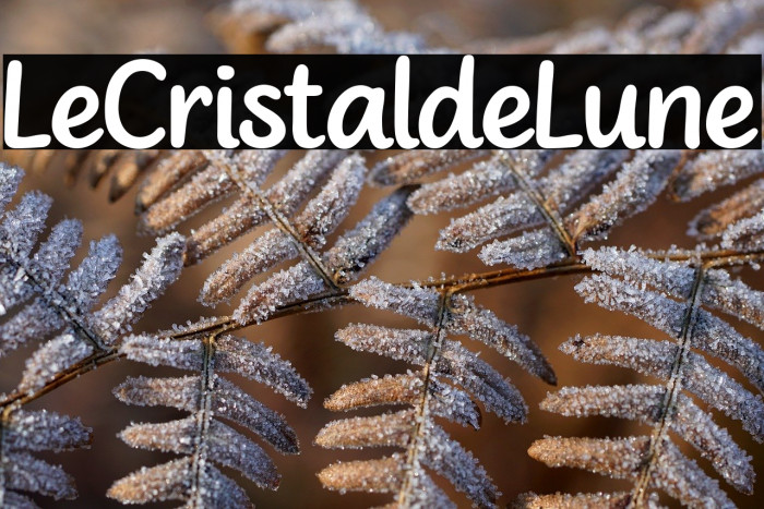 Le Cristal de Lune Example 2