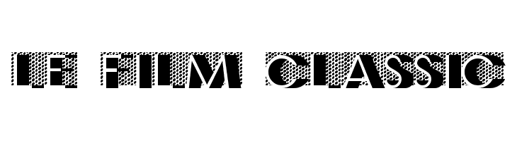 Le Film Classic  Frei Schriftart Herunterladen