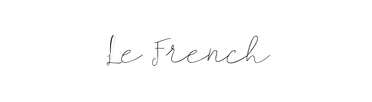 fancy french font generator