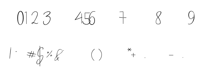 Le French Font OTHER CHARS