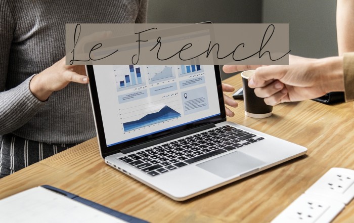 Le French Font examples