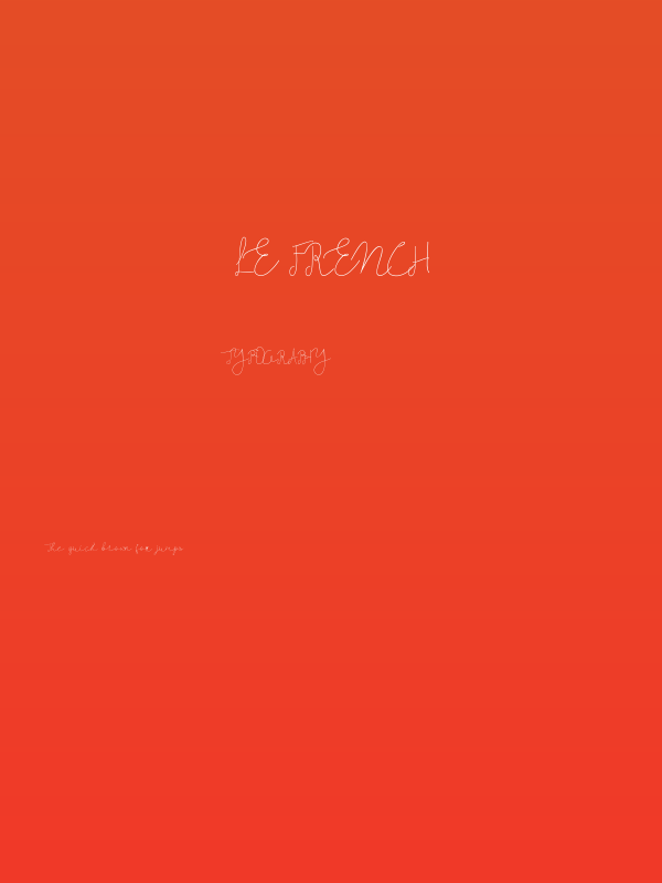 Le French Poster