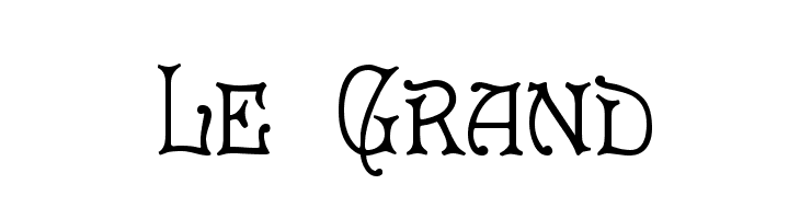 Le Grand  baixar fontes gratis