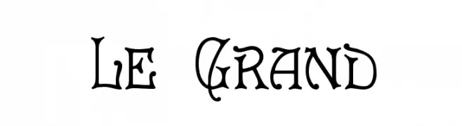 Le Grand  Fuentes Gratis Descargar
