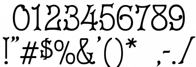 Le Grand Font OTHER CHARS