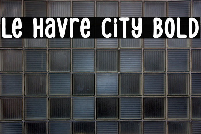 Le Havre City Bold Example 2
