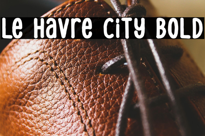 Le Havre City Bold Example 3