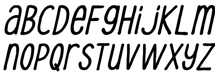 Le-Havre-City-Medium-Oblique Font LOWERCASE