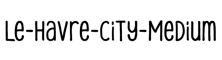 Le-Havre-City-Medium  Free Fonts Download