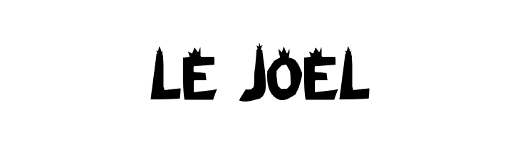 Le Joel  font caratteri gratis