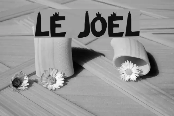 Le Joel Font examples