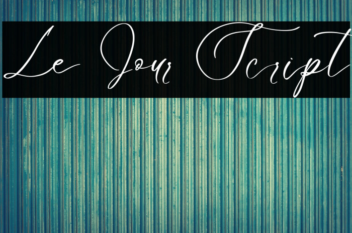 Le Jour Script Example 1