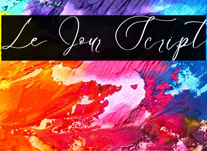 Le Jour Script Example 2