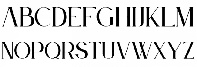 Le Jour Serif خط أحرف كبيرة