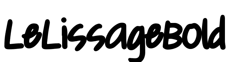 Le Lissage Bold Font - FFonts.net