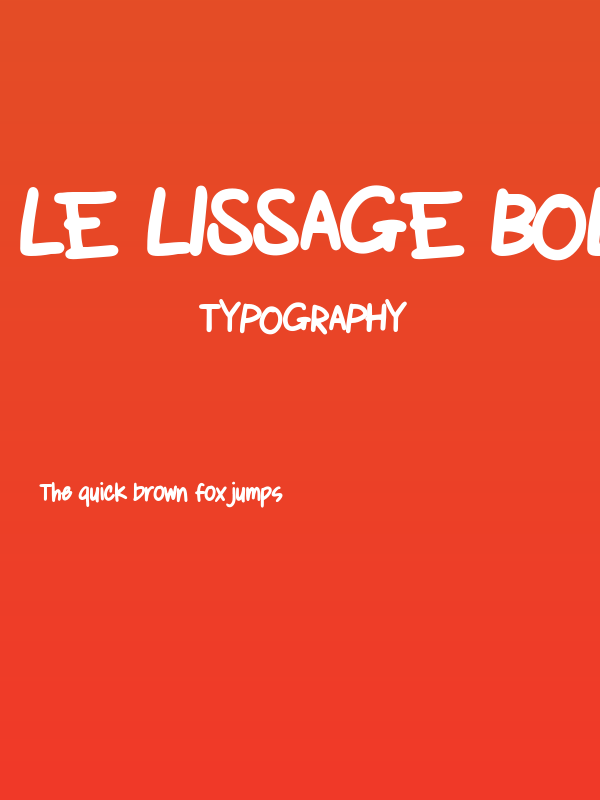 Le Lissage Bold Poster