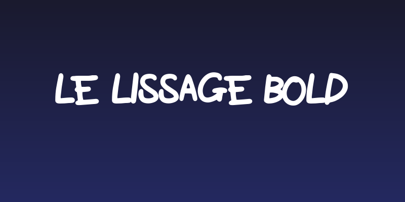 Le Lissage Bold Social Header