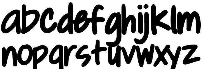 Le Lissage Bold Font LOWERCASE