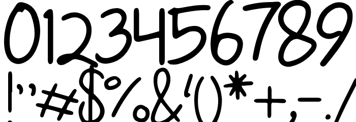 Le Lissage Font OTHER CHARS