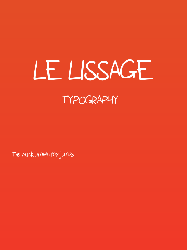Le Lissage Poster