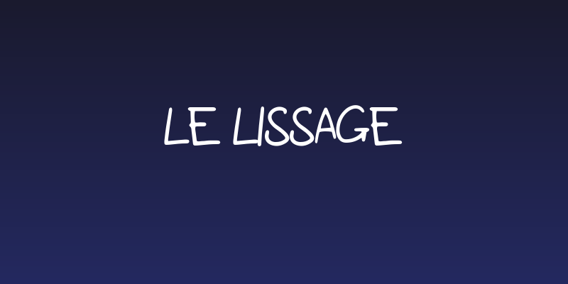 Le Lissage Social Header