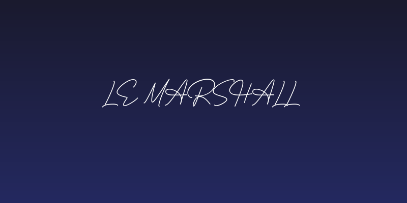 Le Marshall Social Header
